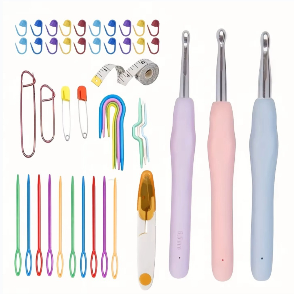 Fishing Hook Size - Ergonomic Crochet Hooks Set Large Size