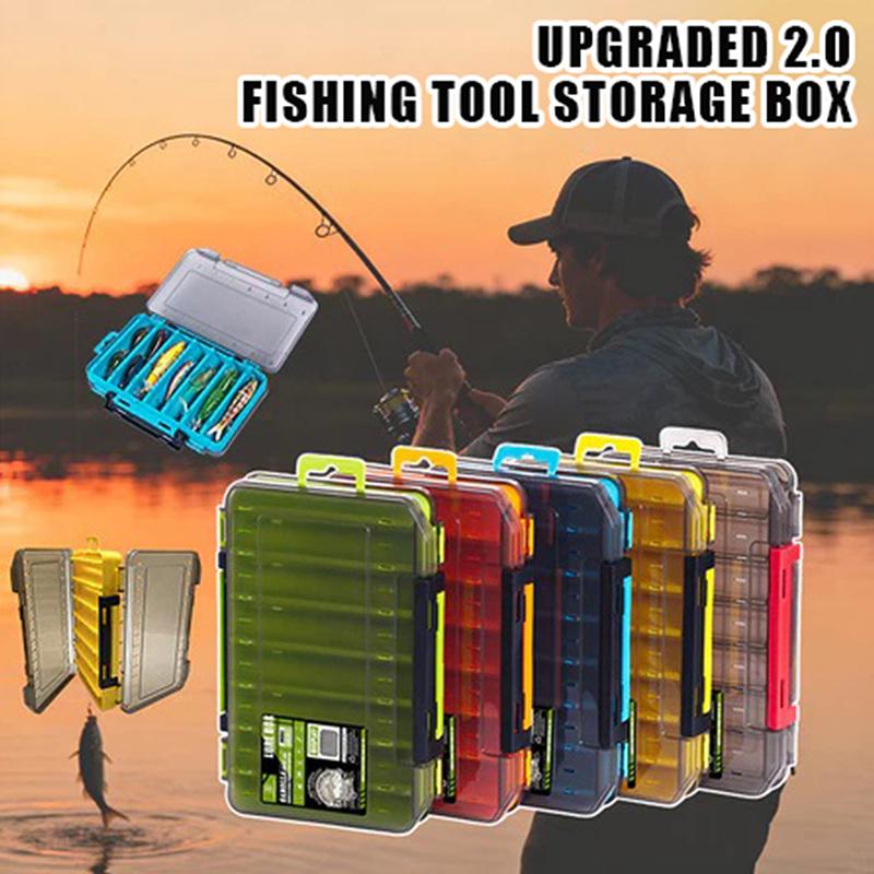 Double-Sided Compact Tackle Bo - đánh giá và giá Fishing Hook Box